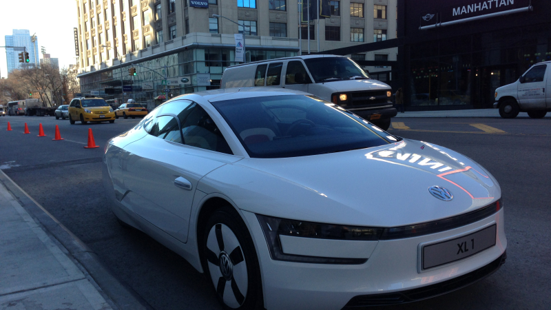 Illustration for article titled We Drove The 261 MPG Volkswagen XL1 In Manhattan Because You Can't